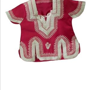 Hot pink toddler top.